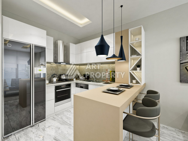 Комплекс с развитой инфраструктурой и беспроцентной рассрочкой на время строительства в районе Газипаша - Ракурс 11