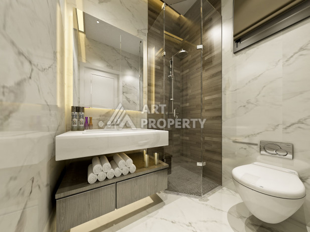 Комплекс с развитой инфраструктурой и беспроцентной рассрочкой на время строительства в районе Газипаша - Ракурс 12