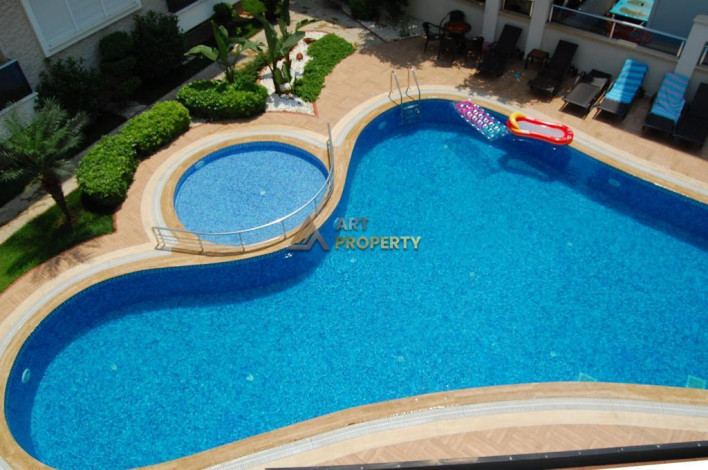 Шикарная квартира, планировкой 2+1 в районе Оба , Алания, 110 м2. - Ракурс 23