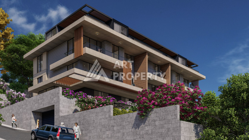 Жилой комплекс с просторными  планировками 2+1 и 3+1 в Алании - Ракурс 5