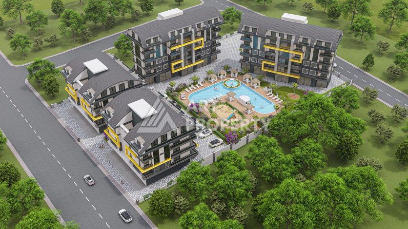 Проект на этапе строительства с беспроцентной рассрочкой в Оба - Ракурс 9