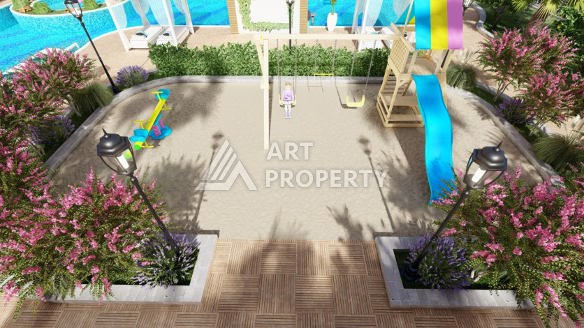 Проект на этапе строительства с беспроцентной рассрочкой в Оба - Ракурс 10