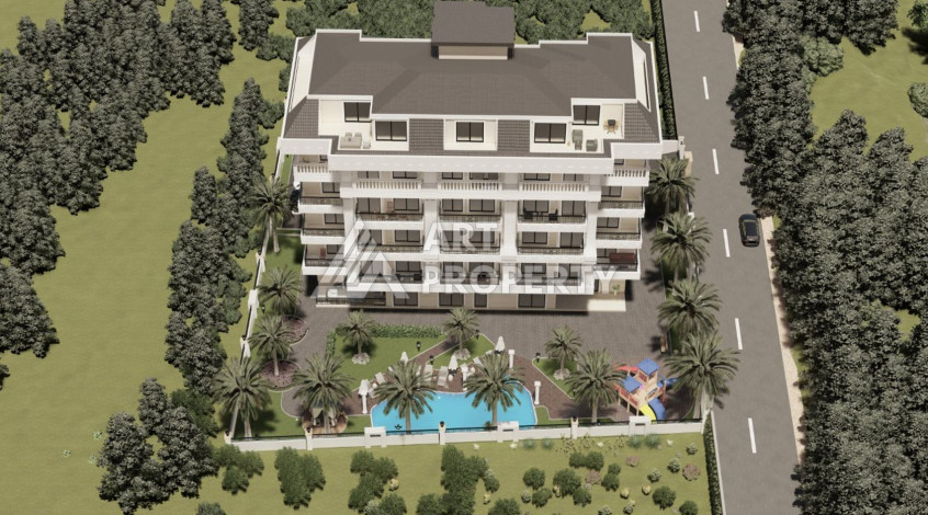 Дизайнерский жилой комплекс в районе Кестель с развитой инфраструктурой - Ракурс 3