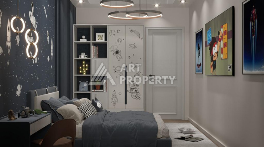 Новый шикарный проект премиум-класса в районе Оба - Ракурс 12