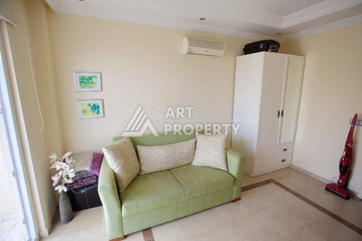 Квартира с видом на море планировки 2+1, 105 м2 в районе Тосмур, Аланья - Ракурс 2