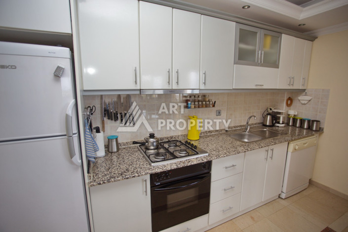 Квартира с видом на море планировки 2+1, 105 м2 в районе Тосмур, Аланья - Ракурс 7