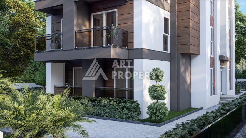 Небольшой и уютный новый жилой комплекс  в районе Газипаша - Ракурс 3