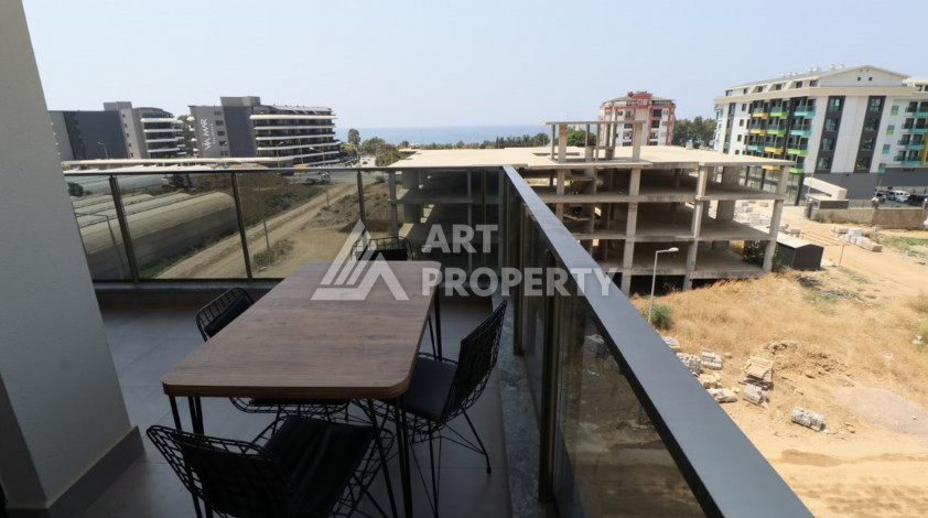 Апартаменты в экологически чистом районе Каргыджак, 72м2, планировка 1+1 - Ракурс 9