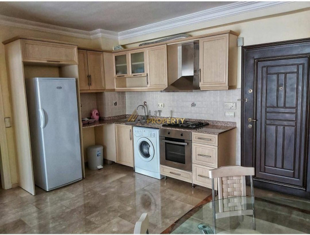 Огромная по площади меблированная квартира 1+1 в районе Оба, 80 м2 - Ракурс 3