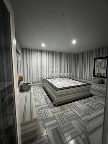 Апартаменты на высоком этаже с планировкой 1+1 в районе Махмутлар,75м2 - Ракурс 16