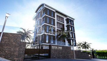 Апартаменты планировки 2+1, 100м2 с видом на море в комплексе уровня ультра люкс, район Каргыджак - Ракурс 28