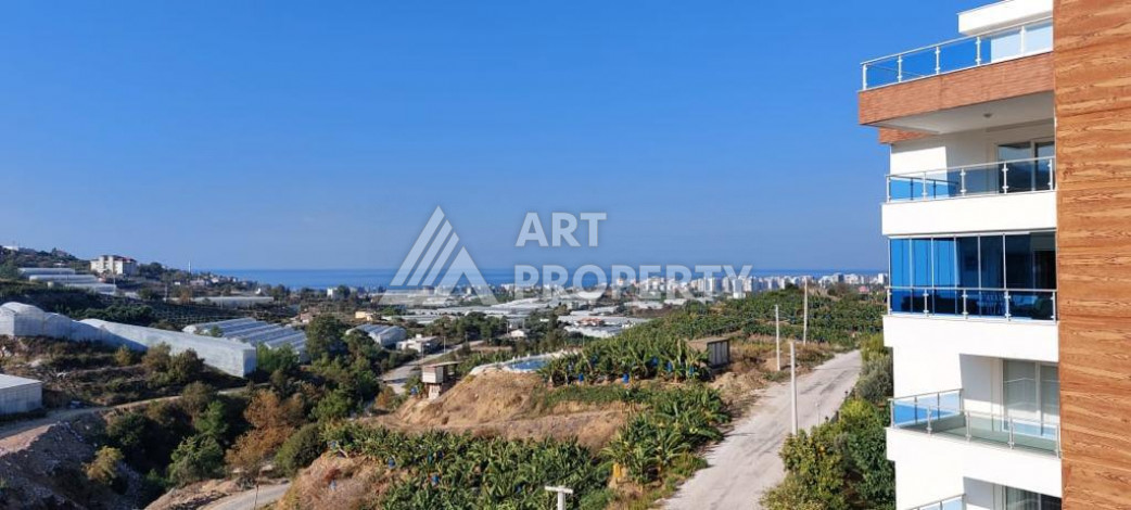 Трехкомнатная квартира с видом на море и горы в районе Каргыджак, 120м - Ракурс 20