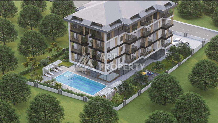 Новый проект уютного дома с хорошей инфраструктурой в районе Паяллар - Ракурс 4