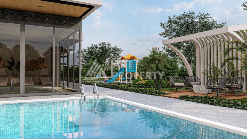 Новый проект уютного дома с хорошей инфраструктурой в районе Паяллар - Ракурс 5