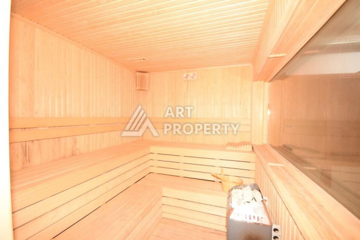 Меблированные двухуровневые апартаменты 2+1 с современным дизайном в Алании, 120м2 - Ракурс 39