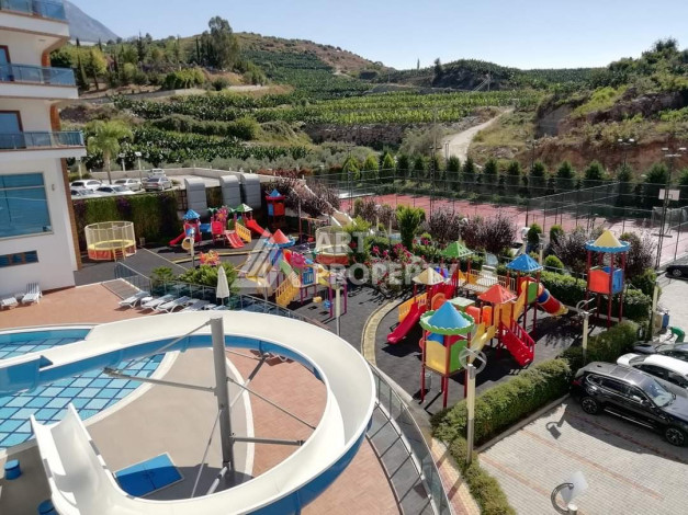 Квартира в роскошном жилом комплексе с полной инфраструктурой в районе Махмутлар, планировка 1+1, 68м2 - Ракурс 6