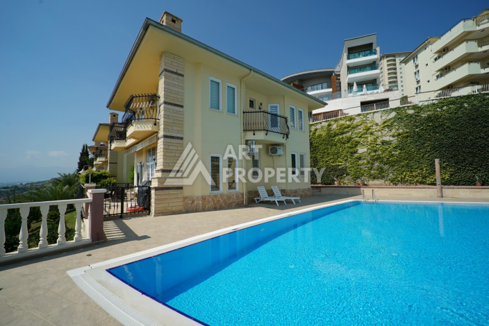 Вилла с бассейном в  многофункциональном комплексе с инфраструктурой отеля 5* в районе Каргыджак - Ракурс 29