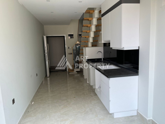 Дуплекс на первой береговой линии с планировкой 1+1 в курортном районе Махмутлар, 50м2 - Ракурс 2