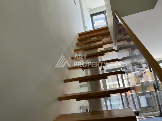 Дуплекс на первой береговой линии с планировкой 1+1 в курортном районе Махмутлар, 50м2 - Ракурс 6