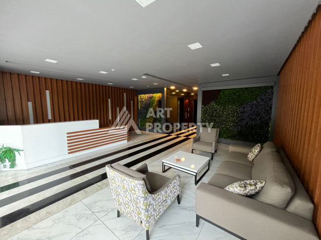 Дуплекс на первой береговой линии с планировкой 1+1 в курортном районе Махмутлар, 50м2 - Ракурс 16