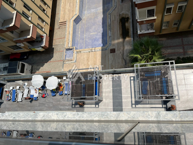 Дуплекс на первой береговой линии с планировкой 1+1 в курортном районе Махмутлар, 50м2 - Ракурс 19