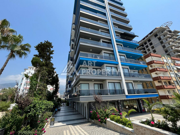 Дуплекс на первой береговой линии с планировкой 1+1 в курортном районе Махмутлар, 50м2 - Ракурс 26