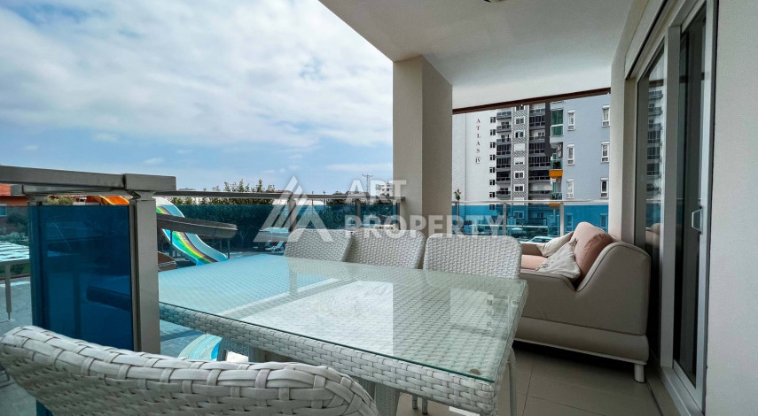 Просторные апартаменты в жилом комплексе с богатой инфраструктурой в районе Махмутлар с планировкой 2+1, 110м2 - Ракурс 10