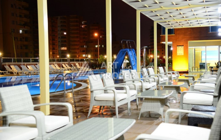 Просторные апартаменты в жилом комплексе с богатой инфраструктурой в районе Махмутлар с планировкой 2+1, 110м2 - Ракурс 24