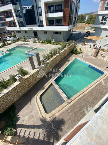 Апартаменты в новом доме в инвестиционном районе Оба, планировка 1+1,50м2 - Ракурс 11