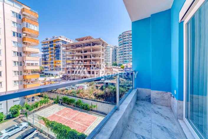 Квартира с дизайнерским ремонтом в центре Махмутлара, 55м2, планировка 1+1 - Ракурс 11