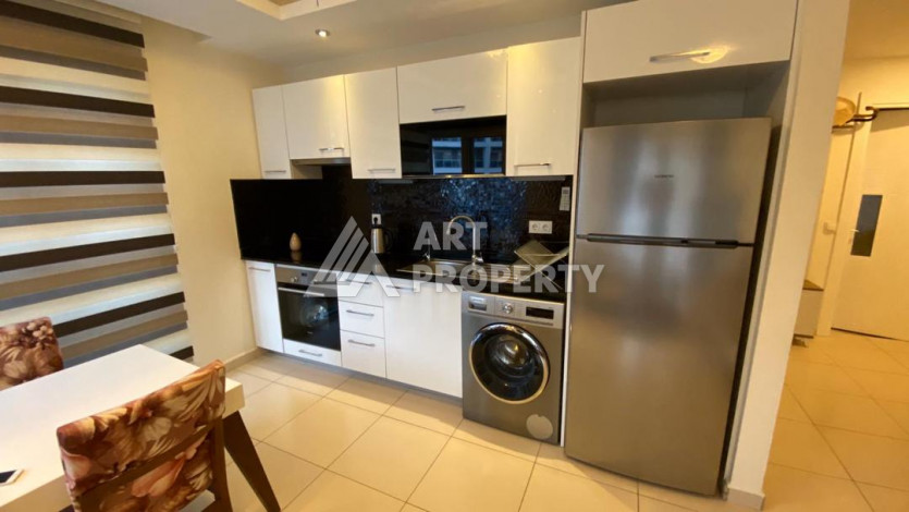 Квартира в комфортабельном жилом комплексе в районе Оба с планировкой 1+1, 60м2 - Ракурс 3