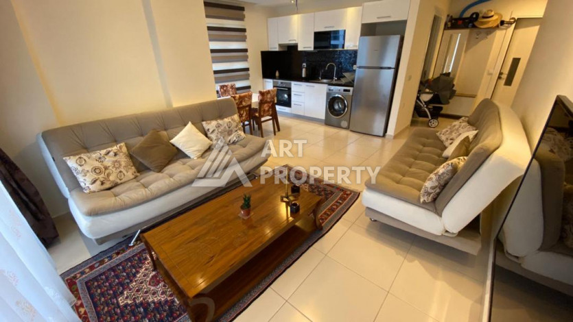 Квартира в комфортабельном жилом комплексе в районе Оба с планировкой 1+1, 60м2 - Ракурс 6