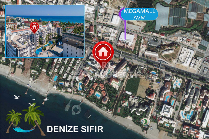 Квартира 2+1 на продажу у моря в Алании, Конаклы - Ракурс 16