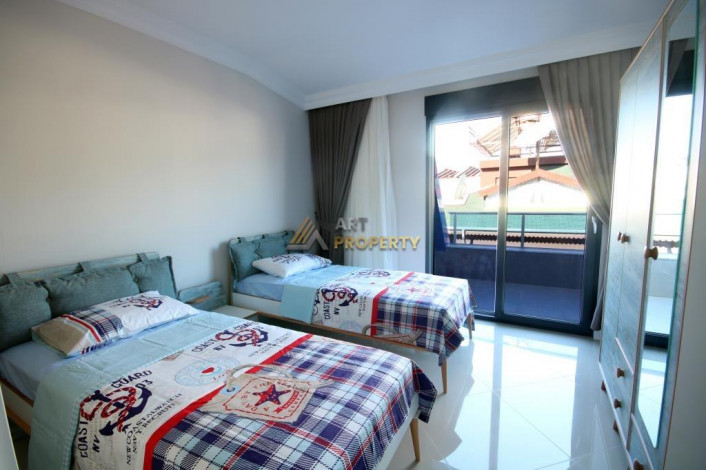 Большой по площади Пентхаус 3+1 в 300 метрах от Средиземного моря в районе Оба, 150 м2 - Ракурс 15