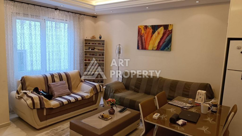 Меблированная квартира вблизи от моря в районе Оба с планировкой 1+1, 60м2 - Ракурс 4