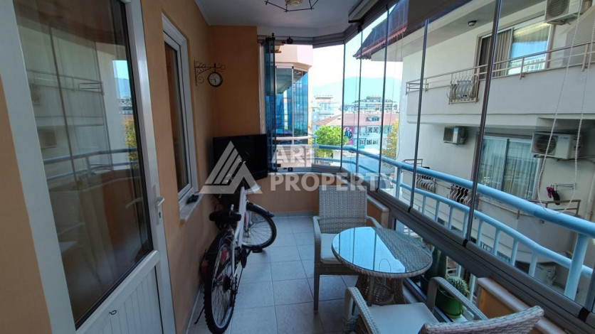 Меблированная квартира вблизи от моря в районе Оба с планировкой 1+1, 60м2 - Ракурс 10