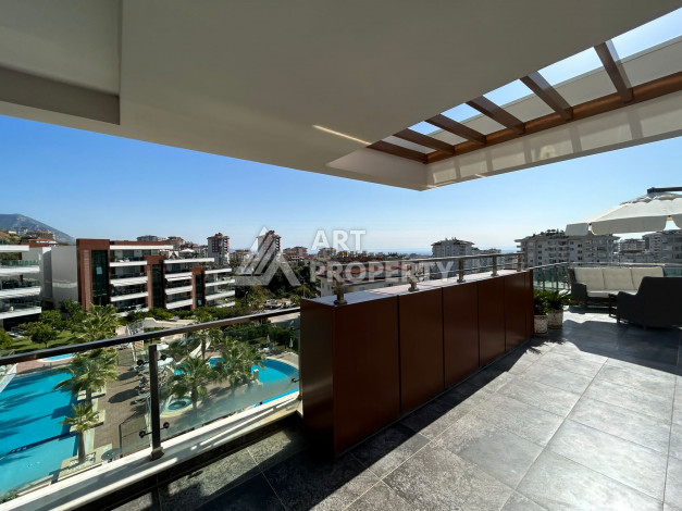 Апартаменты с шикарной террасой в районе Джикджилли, 250м2, планировка 2+1 - Ракурс 19