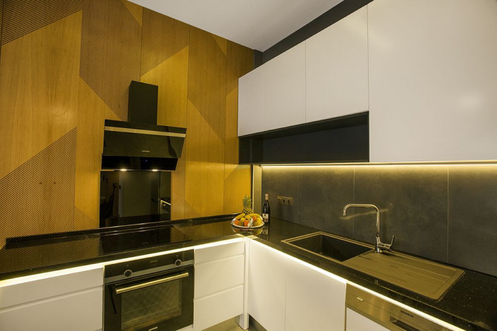 Новый комплекс с развитой инфраструктурой и различными планировками квартир всего в 350 м от знаменитого пляжа Клеопатры, 54-120 м2 - Ракурс 6