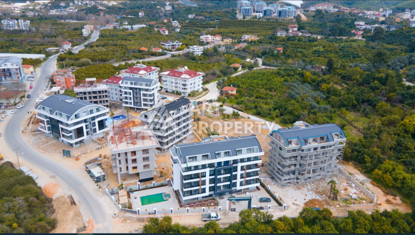 Квартира 1+1, 52м2, в новом доме, в районе верхняя Оба - Ракурс 3