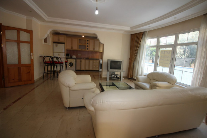 Апартаменты 2+1 недалеко от моря в районе Оба, 100 м2 - Ракурс 4