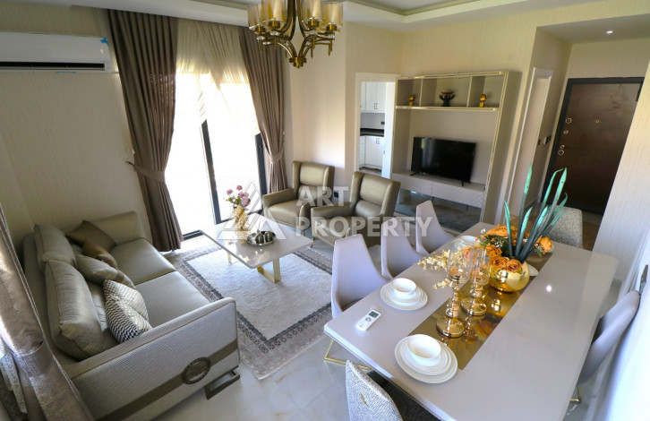 Дуплекс со стильным ремонтом и мебелью в районе Каргыджак, планировка 2+1, 115м2 - Ракурс 10