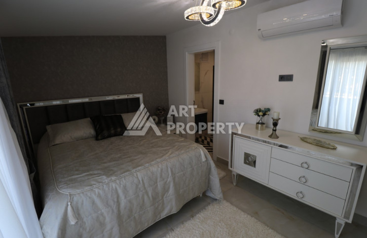 Дуплекс со стильным ремонтом и мебелью в районе Каргыджак, планировка 2+1, 115м2 - Ракурс 13