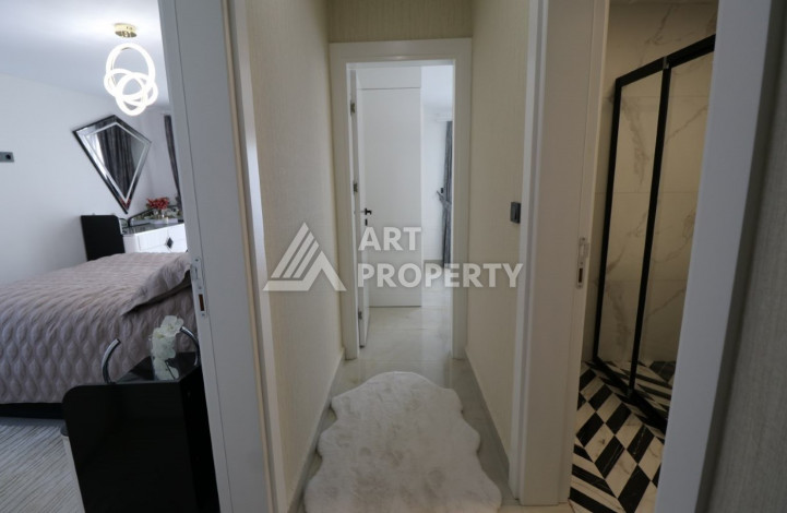 Дуплекс со стильным ремонтом и мебелью в районе Каргыджак, планировка 2+1, 115м2 - Ракурс 19