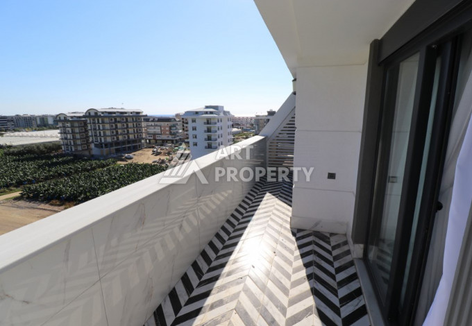 Дуплекс со стильным ремонтом и мебелью в районе Каргыджак, планировка 2+1, 115м2 - Ракурс 20