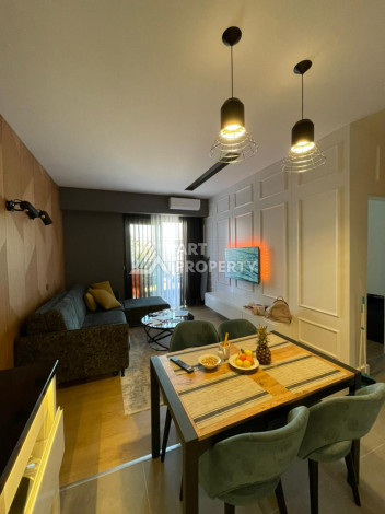 Двухкомнатная квартира в комплексе премиум класса в центре Алании. - Ракурс 2