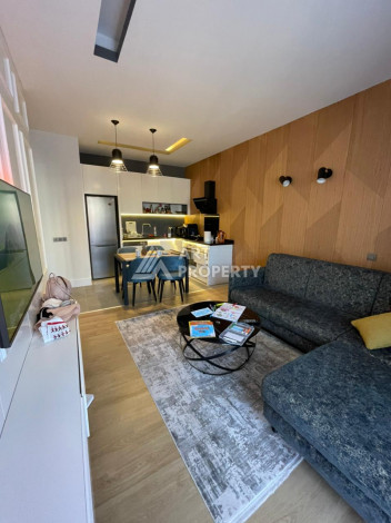 Двухкомнатная квартира в комплексе премиум класса в центре Алании. - Ракурс 4