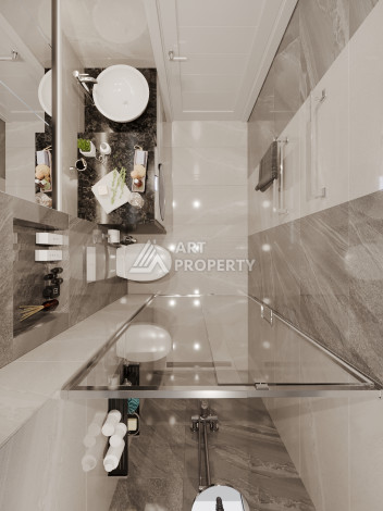 Выгодные инвестиции! Проект на этапе строительства в Кестеле в 100 м от моря! - Ракурс 9