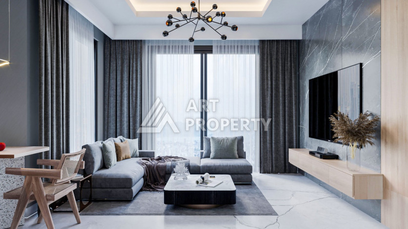 ID 2923 Новый проект на этапе строительства в районе Кестель, 58м-170м - Ракурс 30