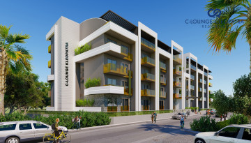 Новый комплекс с развитой инфраструктурой и различными планировками квартир всего в 350 м от знаменитого пляжа Клеопатры, 54-120 м2 - Ракурс 16