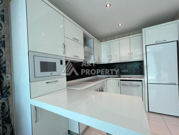 Роскошная угловая квартира в шикарном комплексе планировки 2+1 в районе Махмутлар, 130м2 - Ракурс 2